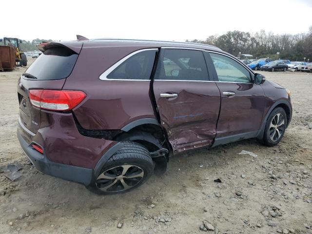 5XYPH4A51JG400072 - 2018 KIA SORENTO EX BURGUNDY photo 3