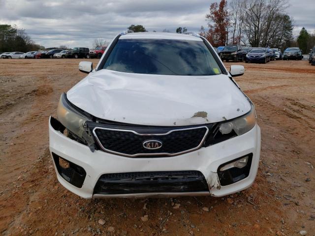 5XYKW4A24BG128351 - 2011 KIA SORENTO SX WHITE photo 5