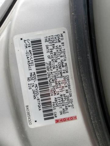 JT8BF28G7W5017604 - 1998 LEXUS ES 300 SILVER photo 12