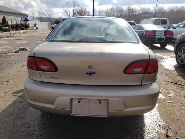 1G1JC524427269632 - 2002 CHEVROLET CAVALIER BASE TAN photo 6