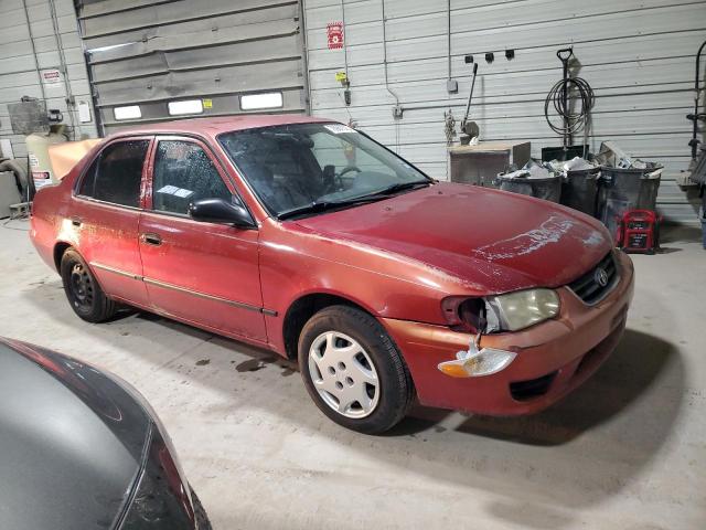 1NXBR12E81Z522572 - 2001 TOYOTA COROLLA CE RED photo 4