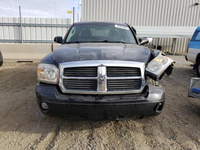 1D7HE42K96S707580 - 2006 DODGE DAKOTA SLT BLACK photo 5