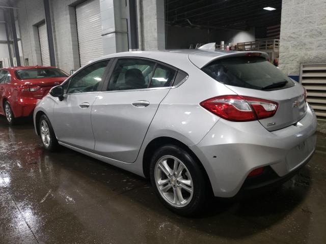 3G1BE6SM2JS625743 - 2018 CHEVROLET CRUZE LT SILVER photo 2