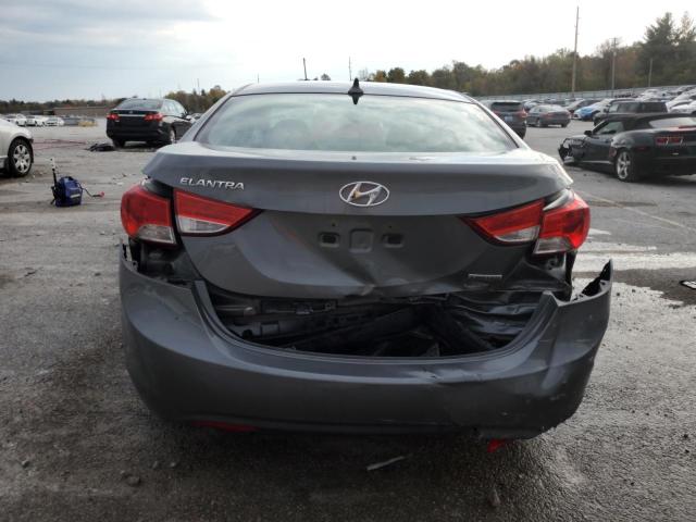 5NPDH4AE8DH422148 - 2013 HYUNDAI ELANTRA GLS GRAY photo 6