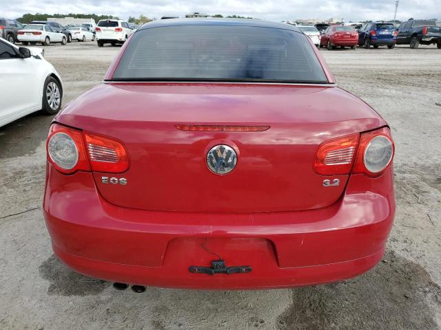 WVWDB71F07V021967 - 2007 VOLKSWAGEN EOS 3.2L SPORT RED photo 6