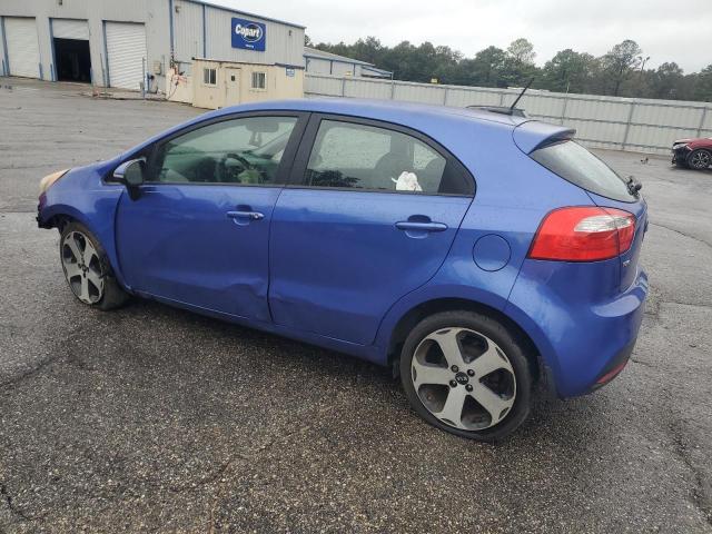 KNADN5A3XE6326334 - 2014 KIA RIO EX BLUE photo 2