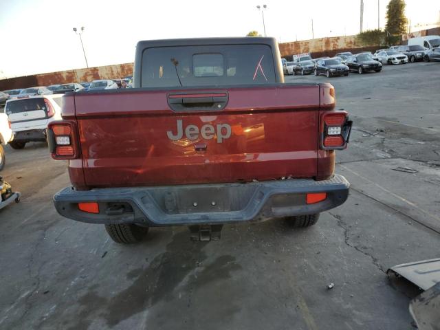 1C6HJTAG7ML529048 - 2021 JEEP GLADIATOR SPORT BURGUNDY photo 6