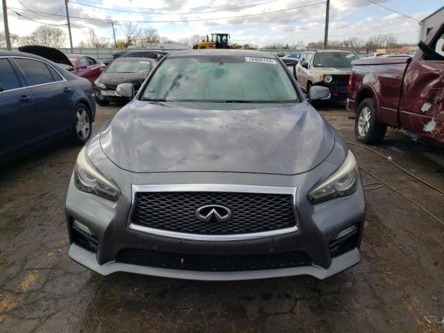 JN1BV7ARXEM700465 - 2014 INFINITI Q50 BASE GRAY photo 5