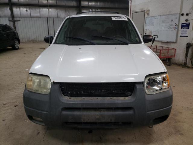 1FMYU93113KE17373 - 2003 FORD ESCAPE XLT WHITE photo 5