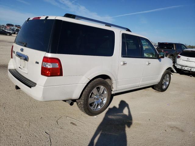 1FMJK1K50AEB72042 - 2010 FORD EXPEDITION EL LIMITED WHITE photo 3