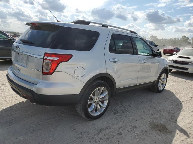 1FM5K7F87EGB24086 - 2014 FORD EXPLORER LIMITED SILVER photo 3