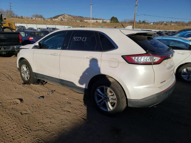 2FMPK4J99JBB25801 - 2018 FORD EDGE SEL WHITE photo 2