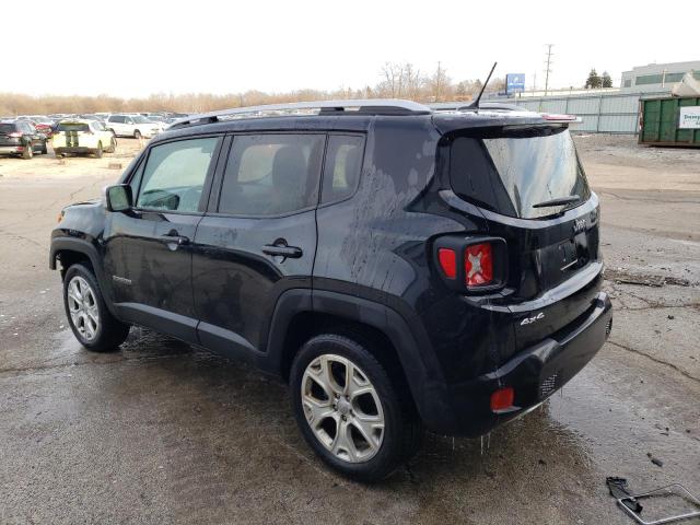 ZACCJBDT6GPD16811 - 2016 JEEP RENEGADE LIMITED BLACK photo 2