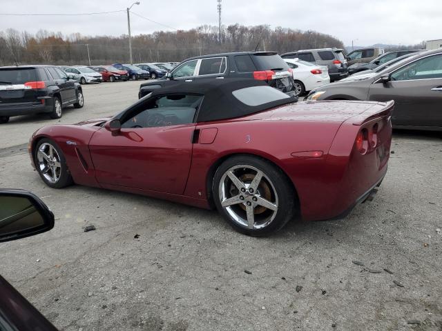 1G1YY36U375106195 - 2007 CHEVROLET CORVETTE BURGUNDY photo 2