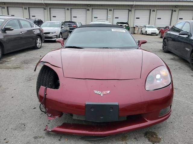 1G1YY36U375106195 - 2007 CHEVROLET CORVETTE BURGUNDY photo 5