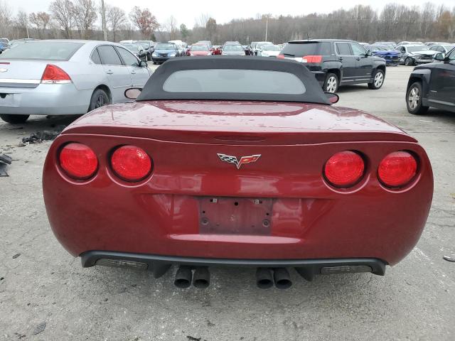 1G1YY36U375106195 - 2007 CHEVROLET CORVETTE BURGUNDY photo 6