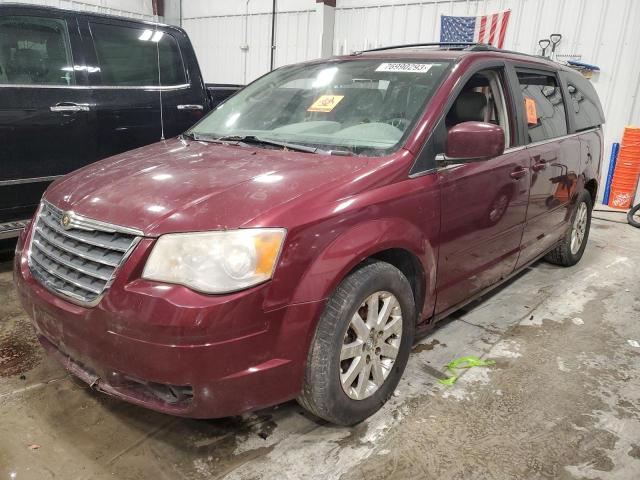 2A8HR54P08R684328 - 2008 CHRYSLER TOWN & COU TOURING MAROON photo 1