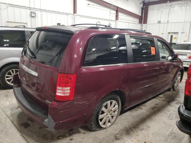 2A8HR54P08R684328 - 2008 CHRYSLER TOWN & COU TOURING MAROON photo 3