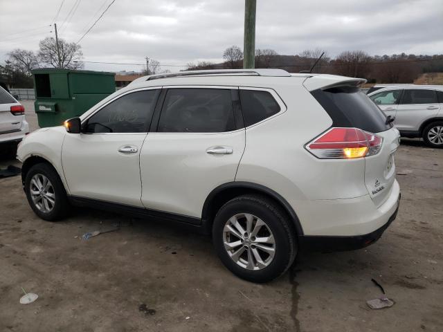 KNMAT2MT7GP694876 - 2016 NISSAN ROGUE S WHITE photo 2