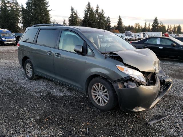 5TDYK3DC6ES421437 - 2014 TOYOTA SIENNA XLE GRAY photo 4