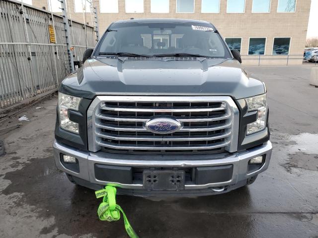 1FTEW1EGXFKD35957 - 2015 FORD F150 SUPERCREW GREEN photo 5