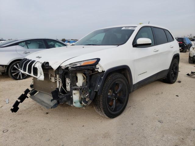 1C4PJMCX5JD506199 - 2018 JEEP CHEROKEE LATITUDE WHITE photo 1