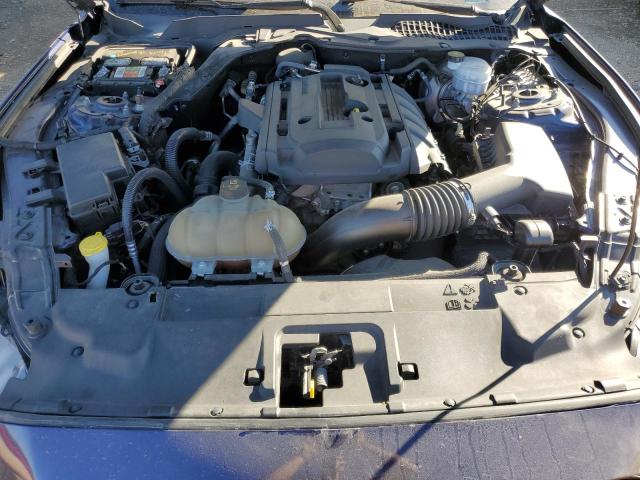 1FA6P8TH8J5170414 - 2018 FORD MUSTANG BLUE photo 11