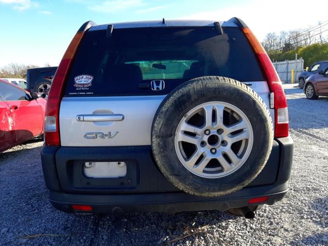 SHSRD788X3U148735 - 2003 HONDA CR-V EX SILVER photo 6