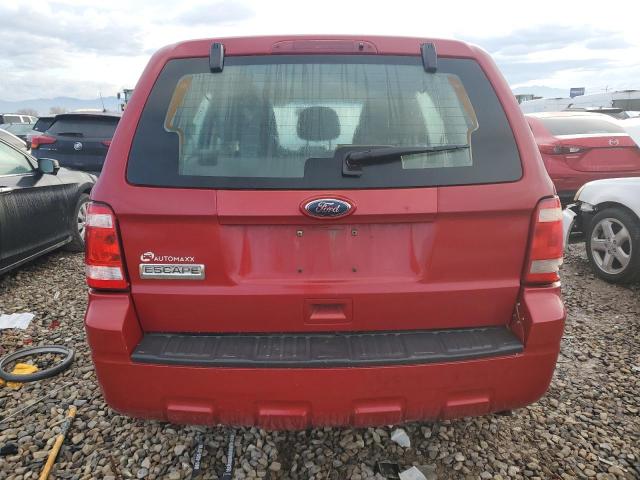 1FMCU9C79AKB18984 - 2010 FORD ESCAPE XLS RED photo 6