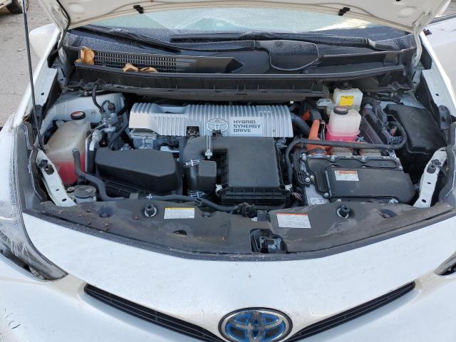 JTDZN3EU5GJ041041 - 2016 TOYOTA PRIUS V WHITE photo 11