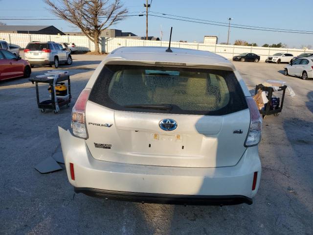 JTDZN3EU5GJ041041 - 2016 TOYOTA PRIUS V WHITE photo 6