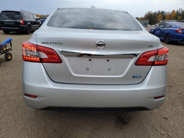 3N1AB7AP9DL691298 - 2013 NISSAN SENTRA S SILVER photo 6