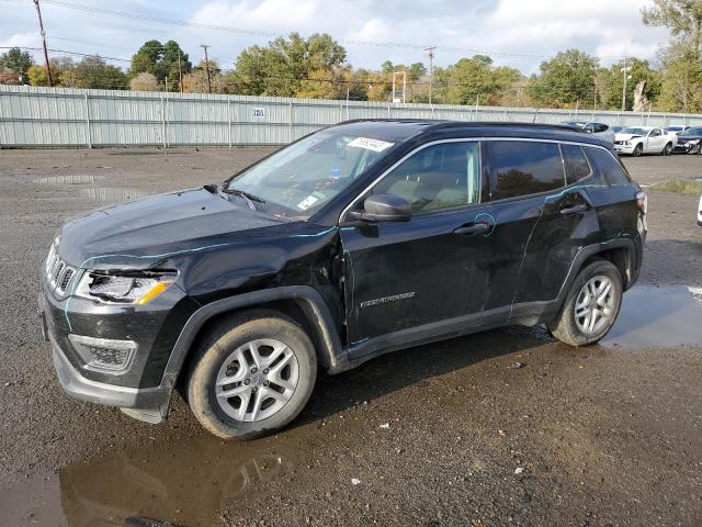 3C4NJCAB0KT614962 - 2019 JEEP COMPASS SPORT BLACK photo 1