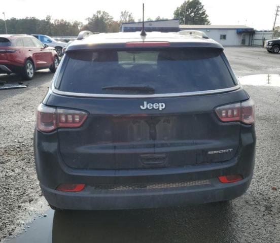 3C4NJCAB0KT614962 - 2019 JEEP COMPASS SPORT BLACK photo 6