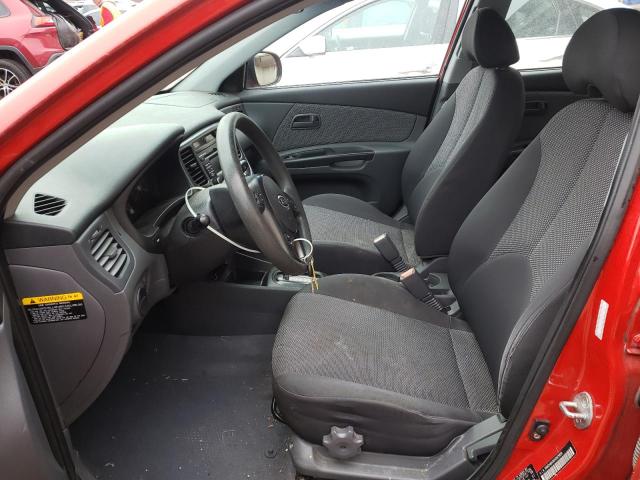 KNADH4A38B6925830 - 2011 KIA RIO BASE RED photo 7