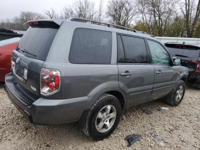 5FNYF285X7B017526 - 2007 HONDA PILOT EXL GRAY photo 3