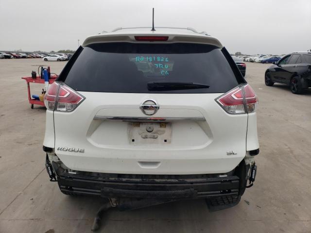 5N1AT2MT1GC873241 - 2016 NISSAN ROGUE S WHITE photo 6