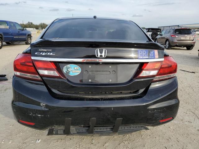 19XFB2F93EE244603 - 2014 HONDA CIVIC EXL შავი ფოტო 6