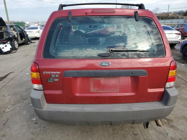 1FMYU01121KF70744 - 2001 FORD ESCAPE XLS RED photo 6