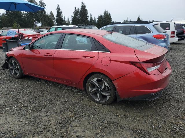 5NPLN4AG2NH060194 - 2022 HYUNDAI ELANTRA SEL RED photo 2