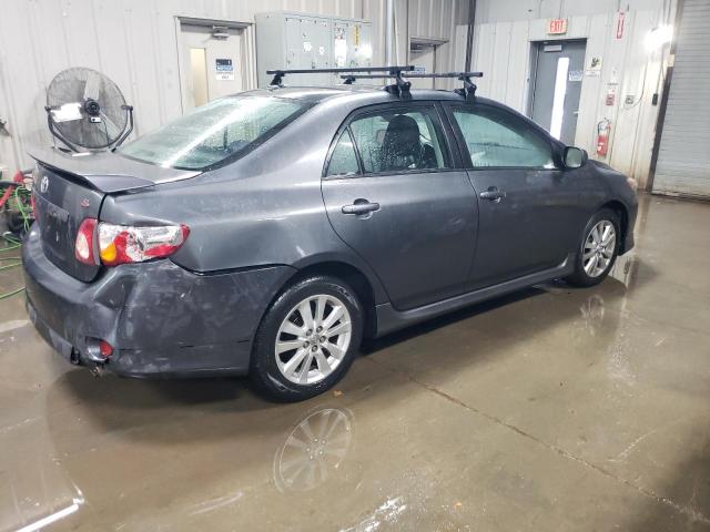 2T1BU4EE8AC410075 - 2010 TOYOTA COROLLA BASE GRAY photo 3