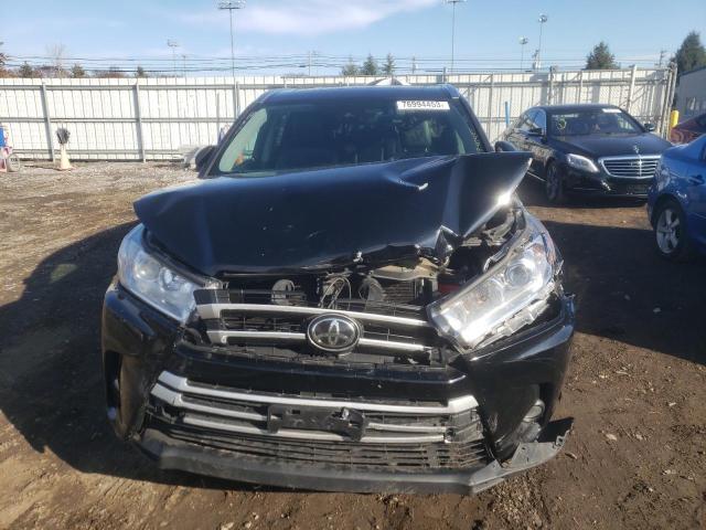 5TDJZRFH8HS450807 - 2017 TOYOTA HIGHLANDER SE BLACK photo 5