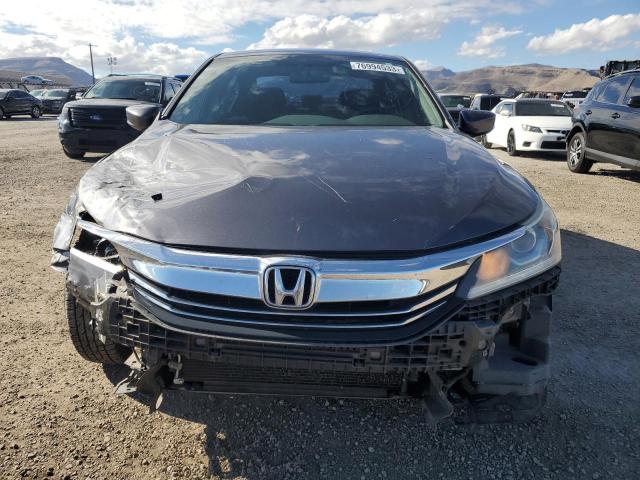 1HGCR2F36HA236126 - 2017 HONDA ACCORD LX GRAY photo 5