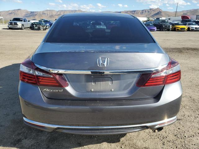 1HGCR2F36HA236126 - 2017 HONDA ACCORD LX GRAY photo 6