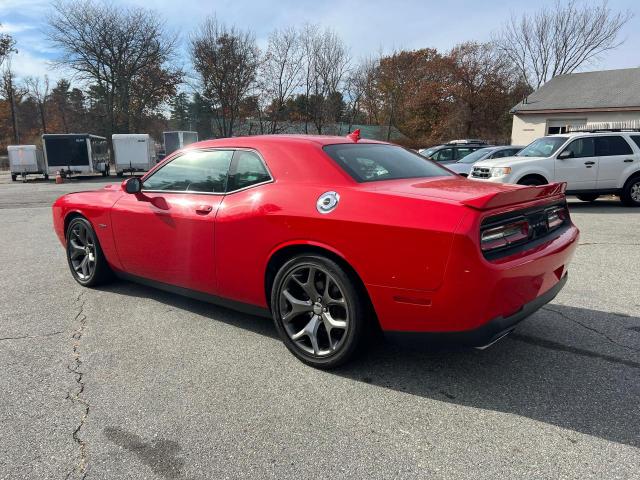 2C3CDZBT9FH910817 - 2015 DODGE CHALLENGER SXT PLUS RED photo 3