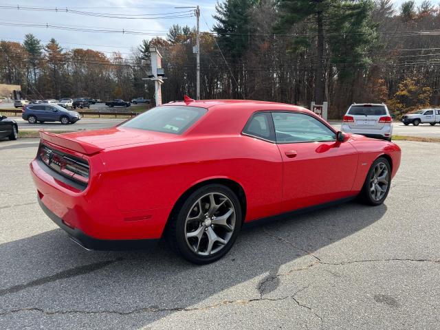 2C3CDZBT9FH910817 - 2015 DODGE CHALLENGER SXT PLUS RED photo 4