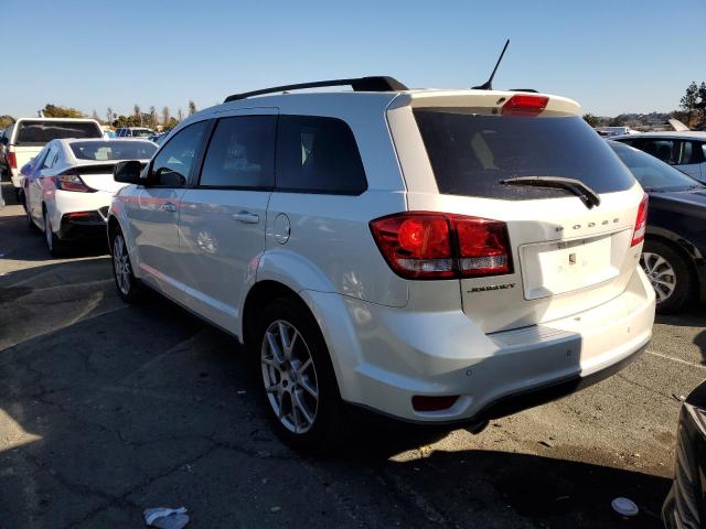 3C4PDCEG4DT665485 - 2013 DODGE JOURNEY R/T WHITE photo 2