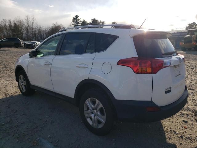 2T3BFREVXFW249605 - 2015 TOYOTA RAV4 LE WHITE photo 2