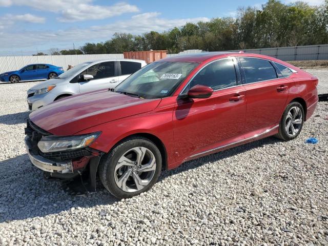 1HGCV1F51JA043864 - 2018 HONDA ACCORD EXL RED photo 1