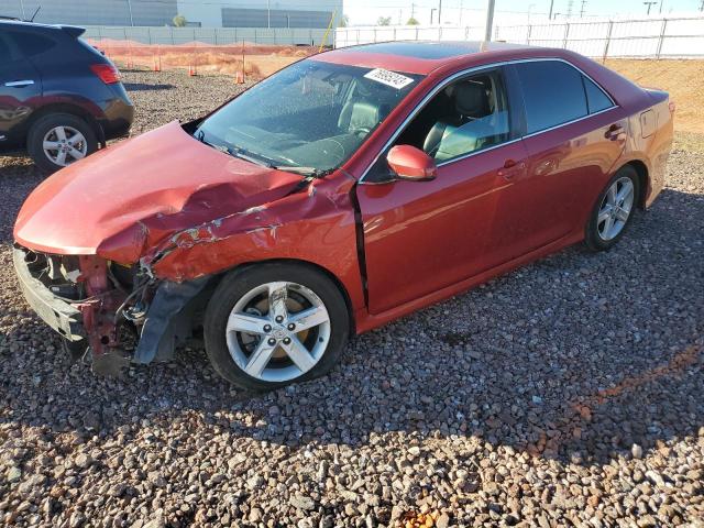 4T1BF1FK4CU554673 - 2012 TOYOTA CAMRY BASE RED photo 1
